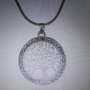 Tree of Life SILVER pendant&necklace, delicate, brand new